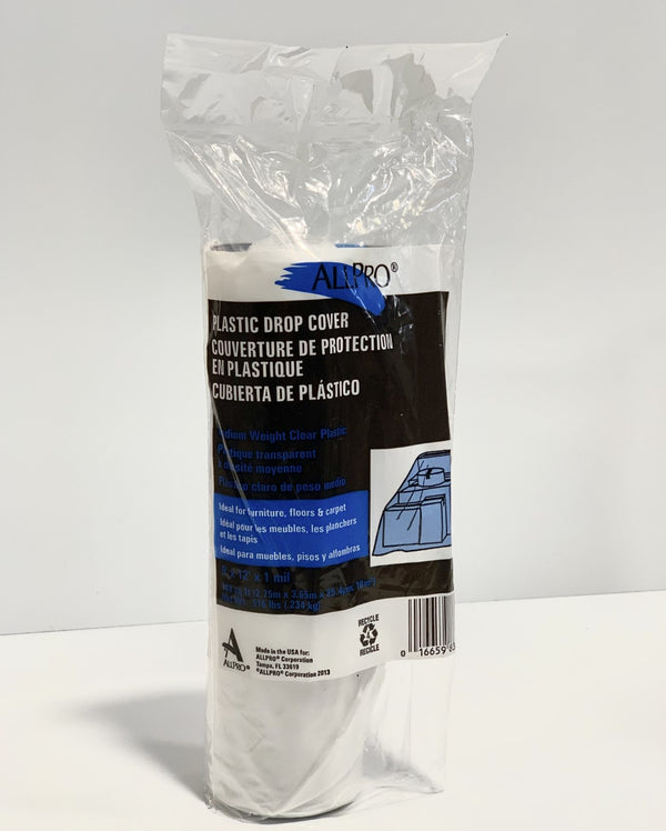 AllPro 9 x 12 Drop Cloth 1ML Plastic